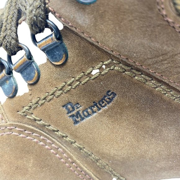 Doc Martens Mens 11 Brown Ankle Boots CK 2128 Dr Made In England 90s Vintage - Picture 7 of 10